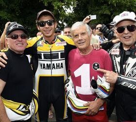 Rossi Celebrates Yamaha's 60th Anniversary at Goodwood Festival of