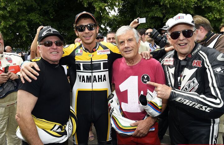 rossi celebrates yamaha s 60th anniversary at goodwood festival of speed video