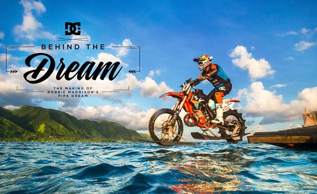 behind the scenes of robbie maddison s pipe dream september 27