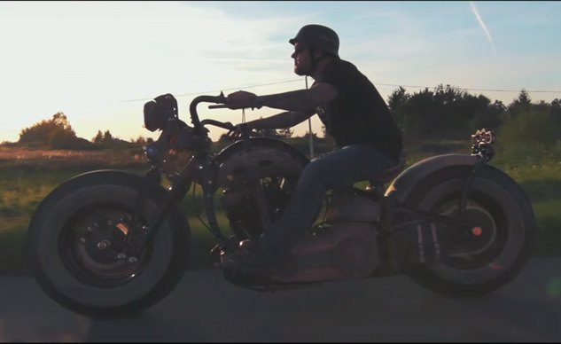 the world s first tattooed motorcycle video