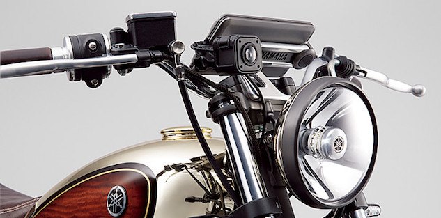 yamaha resonator 125 concept, The new generation headlight uses a bulb packed with LED lighting elements instead of reflectors for excellent illumination
