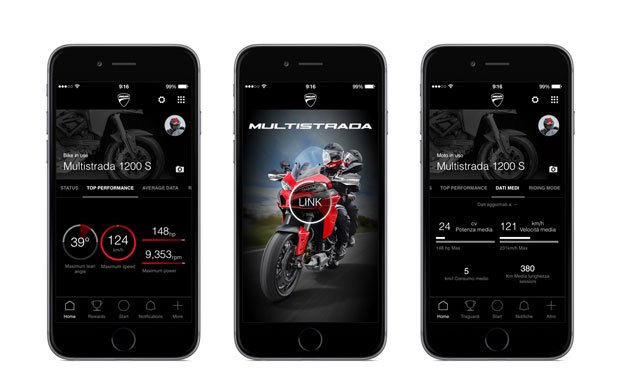 ducati releases mobile app for multistrada 1200s