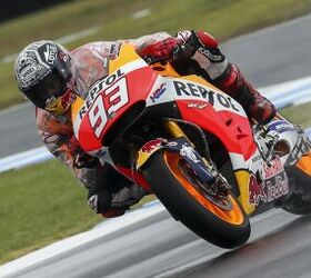 Honda: Rain Damps Phillip Island MotoGP Practice Testing