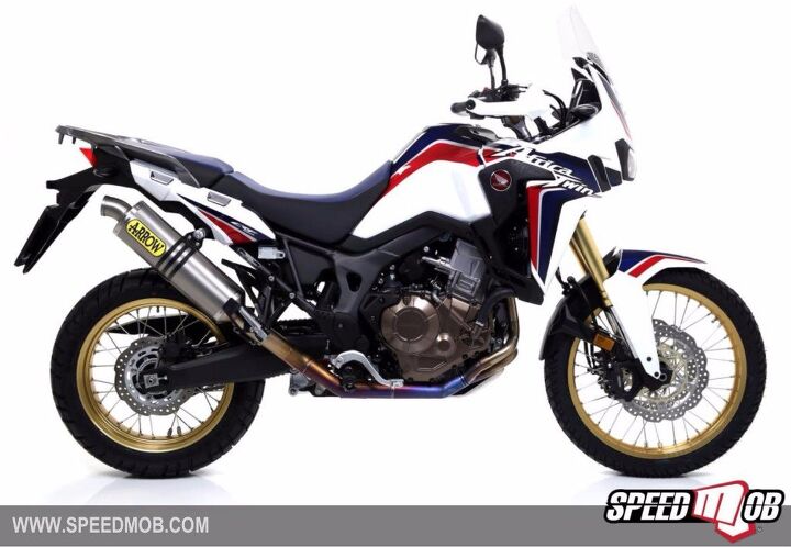 2016 africa twin arrow full exhaust now available from speedmob