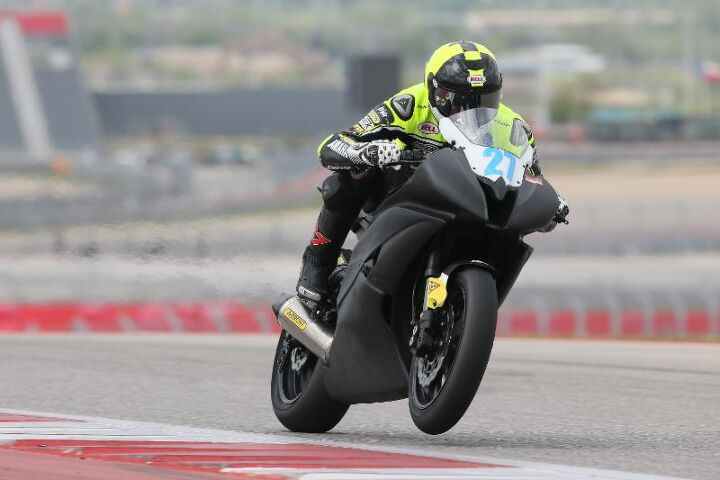 motoamerica dunlop completes first day of testing at cota, Joe Roberts waited until the final session of the day to turn in the quickest Supersport time his 2 13 149 besting Garrett Gerloff after the Texan had led the other three sessions