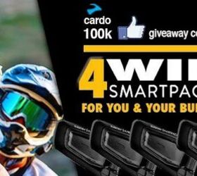 Four Free Smartpacks From Cardo, One Winner