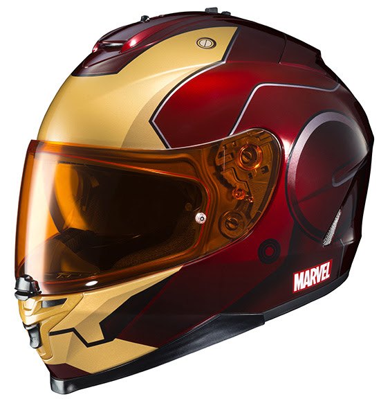 hjc teams with marvel comics for officially licensed graphic helmets