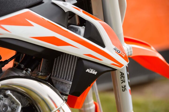 ktm 50sx and 65sx get air forks for 2017