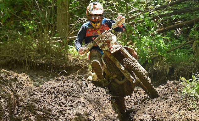 kailub russell secures fourth consecutive victory at the limestone 100 gncc