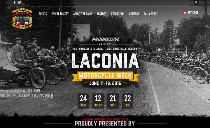 laconia motorcycle week announces new website