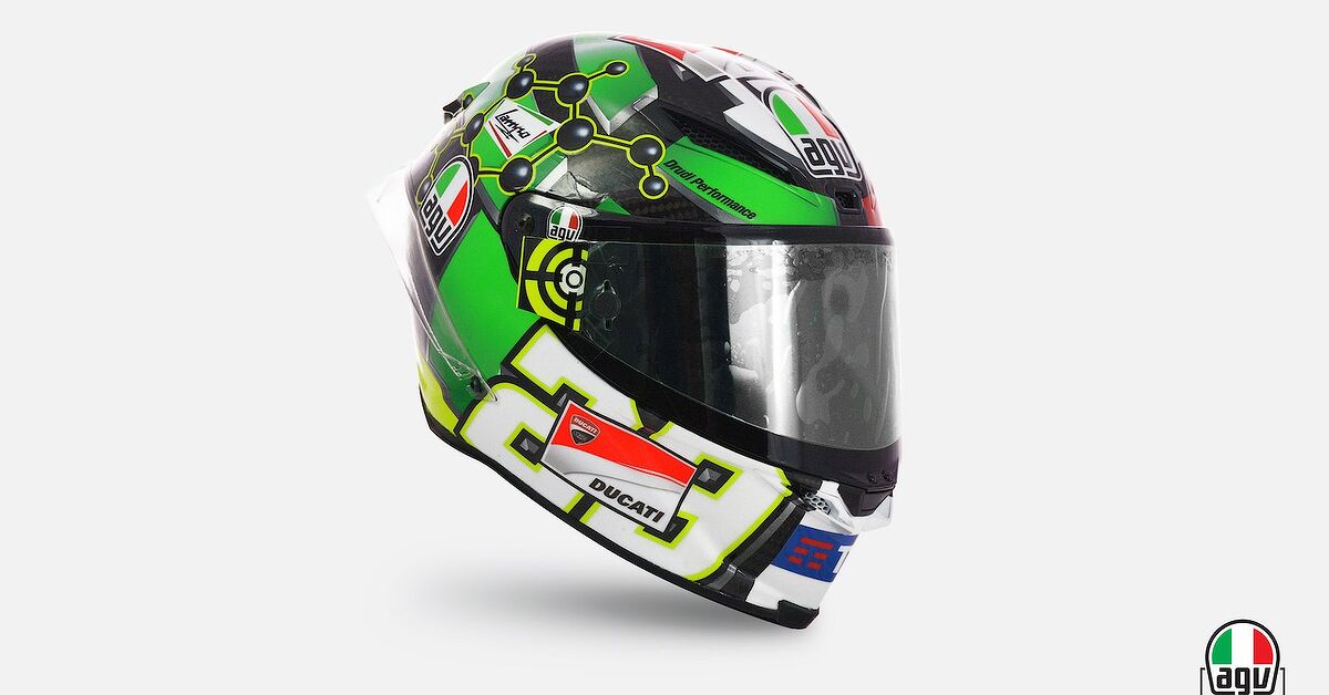 agv corsa mugello 2013 Minichamps 315130096 1:10 Helmet-Valentino Rossi-Moto GP Collectible Miniature Car, Multicoloured: Buy Online at Best Price in Egypt Vale's Pista GP for Mugello