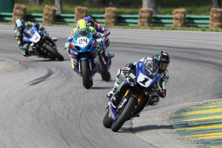 motoamerica newsletter vol 2 issue 4, The Fab Four in the MotoAmerica Superbike Championship are separated by just 26 points after four rounds eight races Cameron Beaubier 1 has won four races and is 11 points behind his teammate Josh Hayes in the title chase Toni Elias 24 is fourth Photo by Brian J Nelson