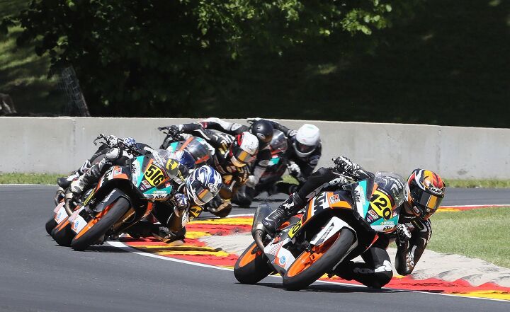 beaubier perfect at road america, Ashton Yates 120 was another first time winner at Road America the young Georgian winning the KTM RC Cup final on Sunday