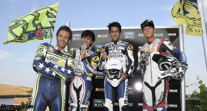 Yamaha VR46 Master Camp Riders Race Rossi at the Motor Ranch ...