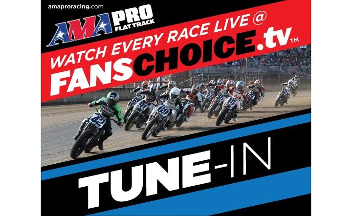 fanschoice tv tune in alert ama pro flat track at the central new york half mile