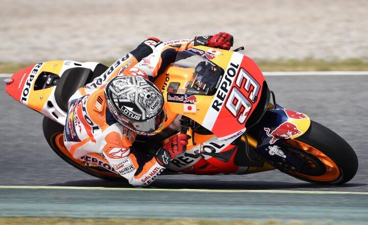 repsol honda team completes one day of testing in brno