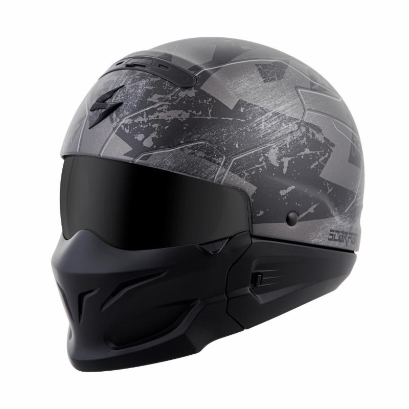 scorpion covert 3 in 1 helmet FX Solid profile shell has been aerodynamically tuned for motorcycle riding Scorpion EXO Covert FX Helmet