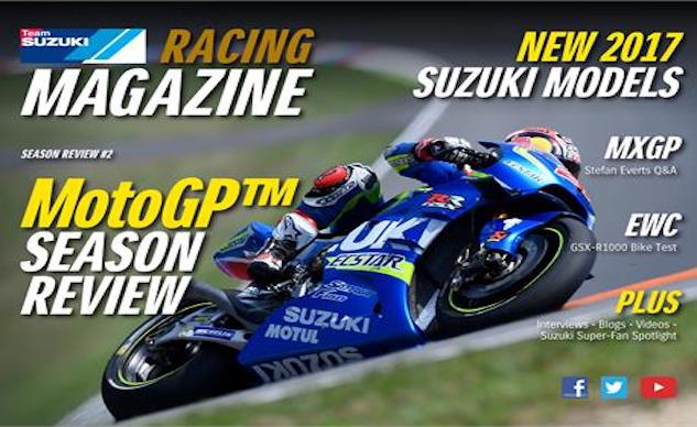 team suzuki racing magazine now online