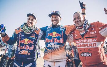 Sam Sunderland Leads Three-Way Podium For KTM On Final Stage Of Dakar 2017