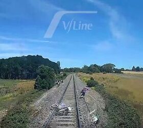 why you shouldn t ride a motorcycle on train tracks