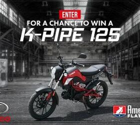 win a k pipe 125 in the 2017 kymco american flat track sweepstakes