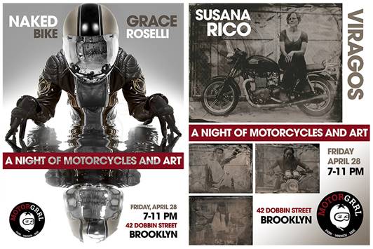 motorcycles and art collide in nyc exhibit april 28