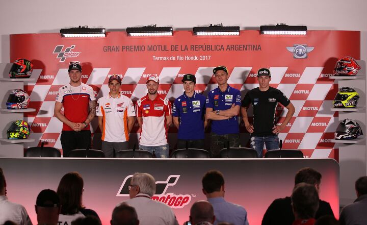 pre race presser for argentina motogp looks to round two