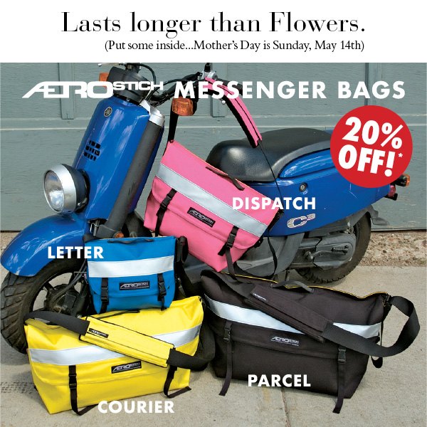 get your mom a brand new aerostich bag