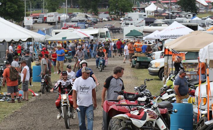 federal motorcycle transport sponsors swap meet at ama vintage motorcycle days