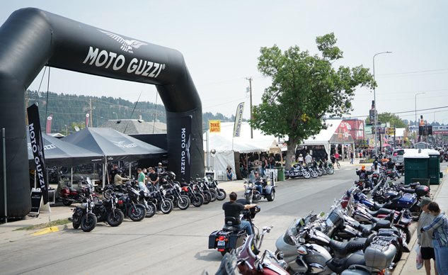 moto guzzi brings italian flair to sturgis