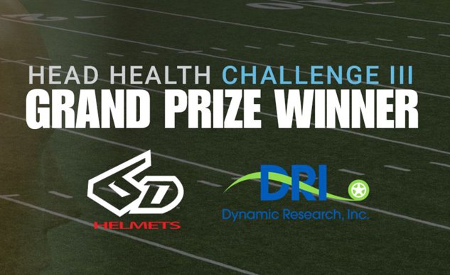 6d helmets dynamic research inc win grand prize award in head health challenge