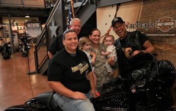 Retired Air Force Medic Surprised With New Harley-Davidson