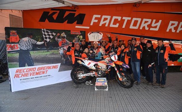 fmf ktm factory racing rider kailub russell makes gncc history