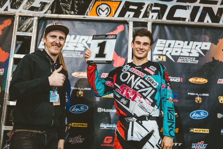 cody webb wins 2017 ama endurocross championship title, Trystan Hart was disappointed with his Ontario finish but had a great season and earned the Junior EnduroCross championship and second overall in the points Photography Tanner Yeager