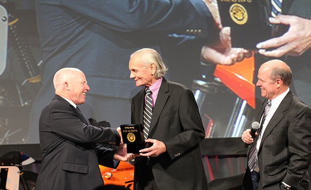rip derek nobby clark legendary engine tuner ama hall of famer, 2012 AMA Motorcycle Hall of Fame Induction Ceremony presented by KTM The ceremony is part of the American Motorcyclist Association Legends Weekend powered by Paul Thede s Race Tech held at the Red Rock Casino Resort and Spa Photo courtesy of the American Motorcyclist Association
