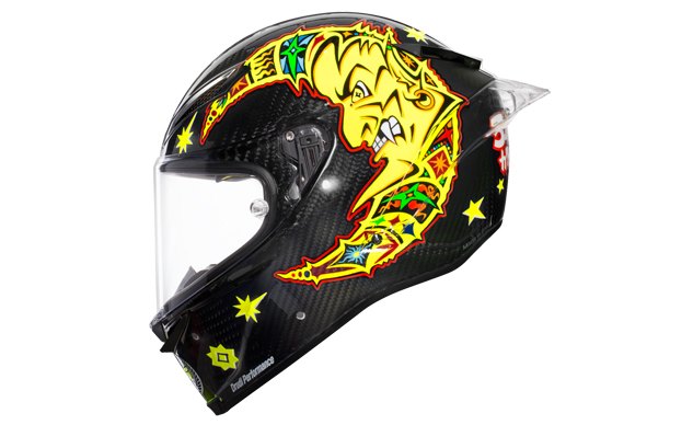 agv pista gp r valentino rossi RR Soleluna 2023 Motorcycle Helmet Hi-Viz MD : Automotive AGV Pista GP RR Valentino