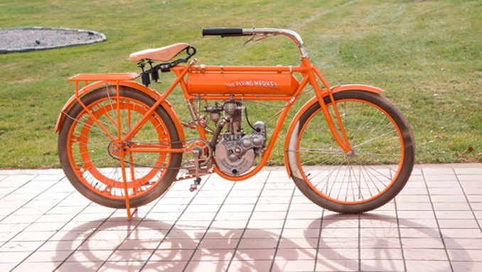 world s largest vintage motorcycle auction to feature 1 750 collectable bikes, 1911 Flying Merkel Single 4 HP Lot F164