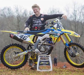 250SX West Rider Justin Hill Will Race the RM-Z450 During Select 450SX Rounds
