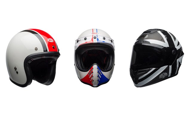 bell helmets unveils new 80th anniversary ace cafe graphics in 2018 seasonal one line