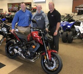 American Motorcyclist Association Delivers Yamaha FZ-09 to to 2017 AMA Member Sweepstakes Winner