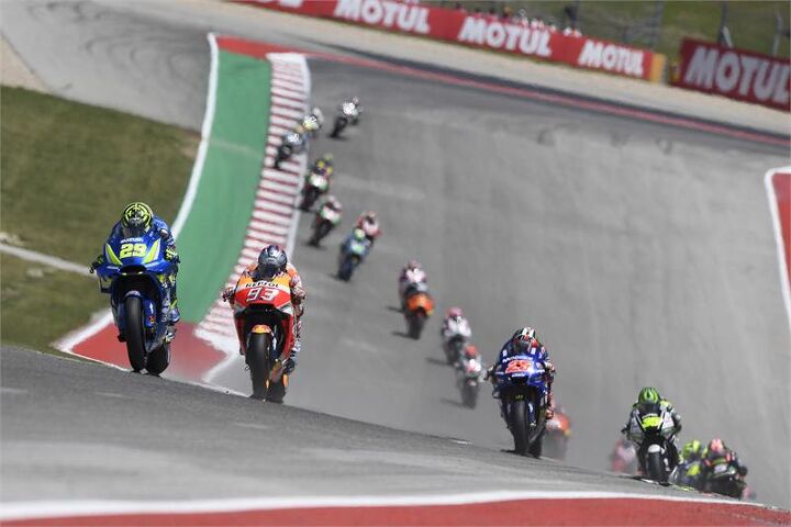 andrea iannone secures his first podium for suzuki in austin