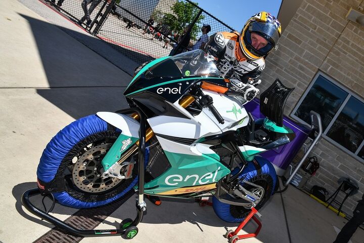 the energica ego corsa heads to the quail motorcycle gathering