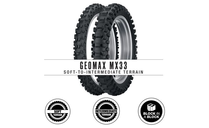 dunlop releases geomax mx33 motocross tires