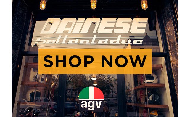 dainese pop up shop at union garage nyc now online