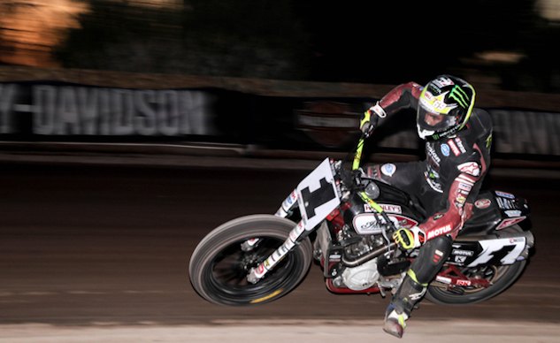 indian s jared mees adds another win to his 2018 american flat track domination