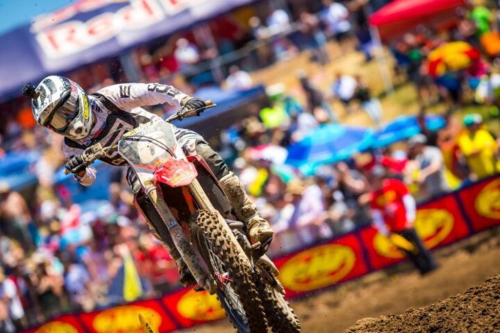 lucas oil pro motocross championship round 1 hangtown results, Jeremy Martin gave Osborne a fight but ultimately finished in the runner up spot Photo Rich Shepherd