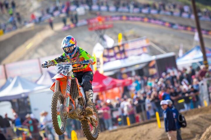 lucas oil pro motocross championship results glen helen national, Marvin Musquin has now finished on the podium for seven straight races dating back to last season Photo Rich Shepherd