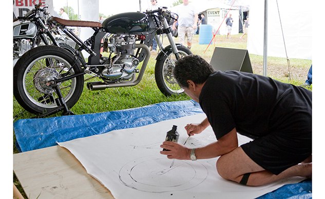 motorcycle artists featured during 2018 ama vintage motorcycle days