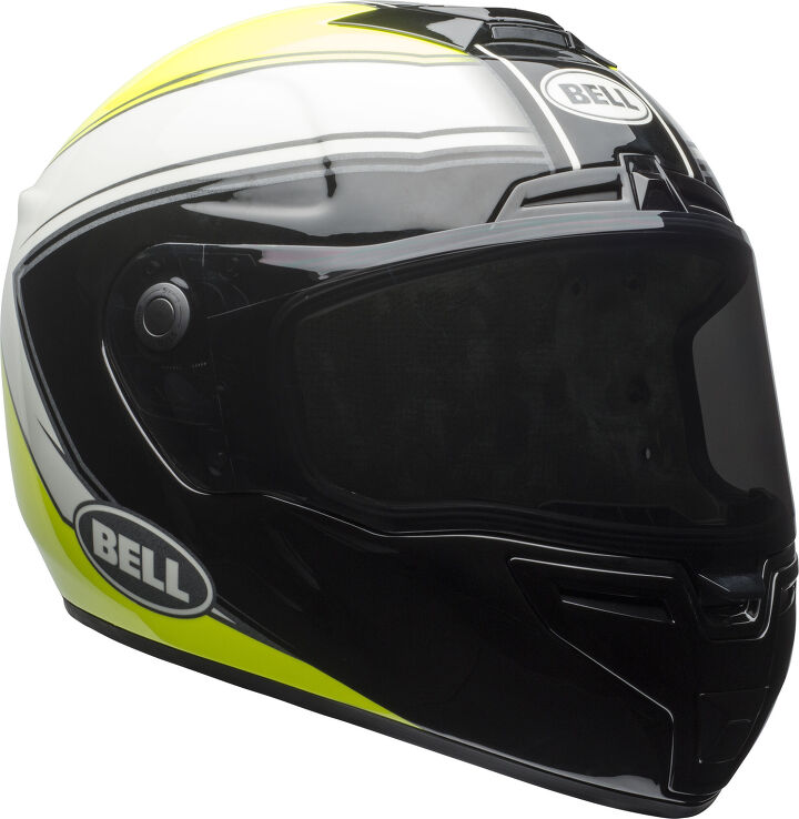 bell launches second wave of 2018 helmets with limited edition graphics, Bell SRT Phantom Hi Viz Yellow Black White