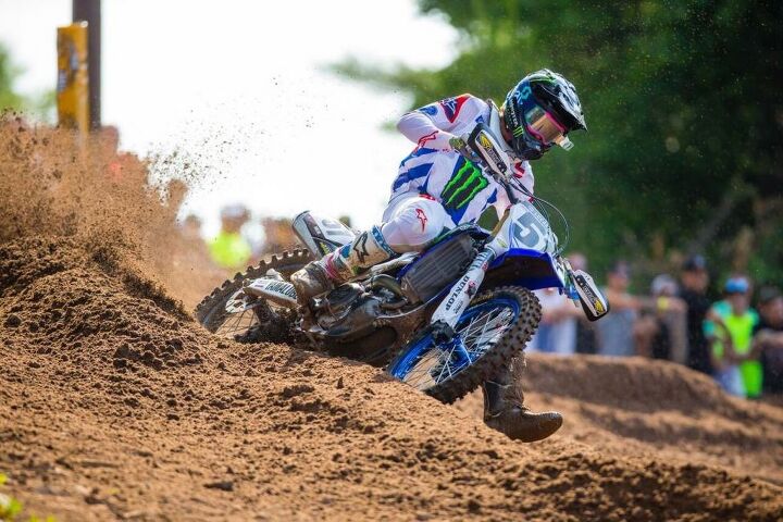 lucas oil pro motocross championship results southwick 2018, Justin Barcia rode strong throughout the day to round out the 450 Class podium 3 3 Photo Jeff Kardas